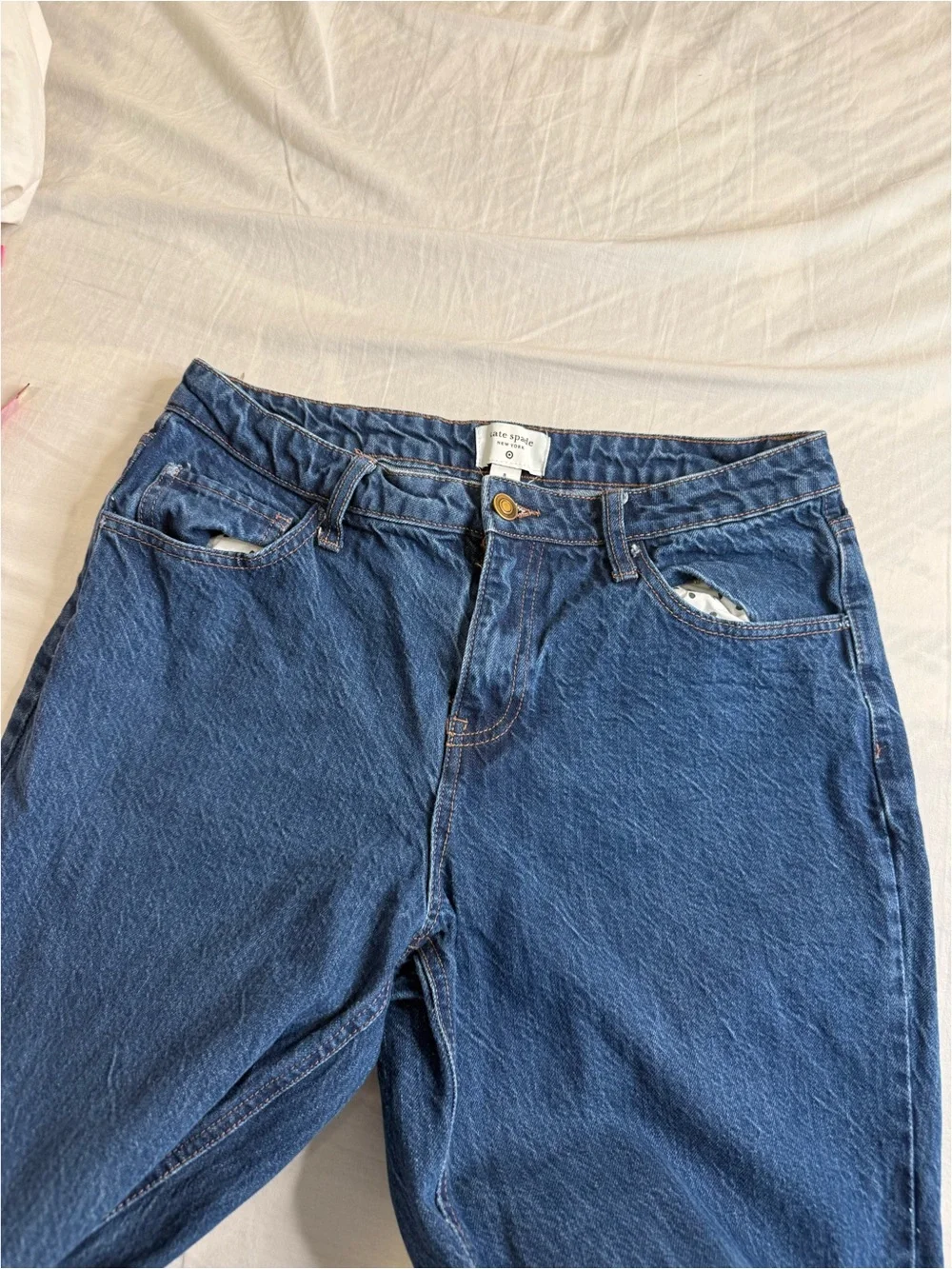 High-Rise Wide-Leg Women’s Jeans in Dark Blue